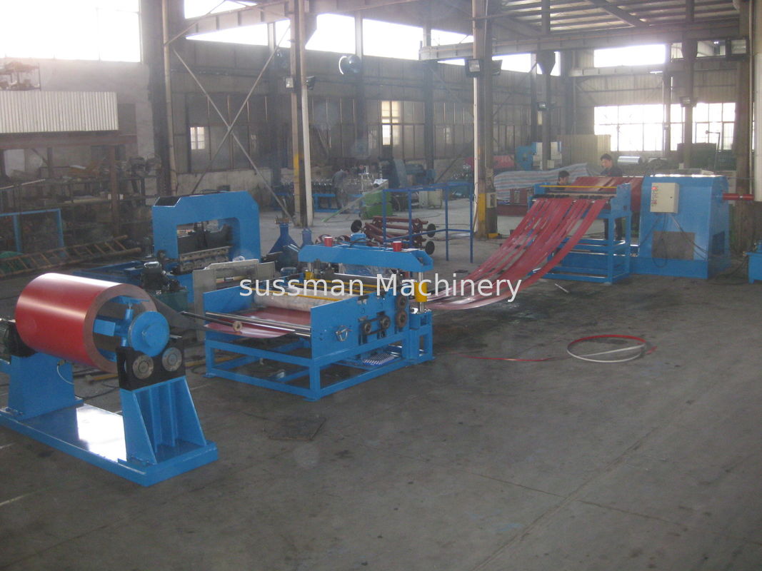 Cold Rolled Steel Slitting Lines Sheet Coil Slitting Machine Large Main Power 7.5kw