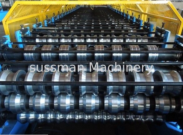 Fully Electric Double Layer Automatic Roll Forming Equipment Chain Drive High Speed