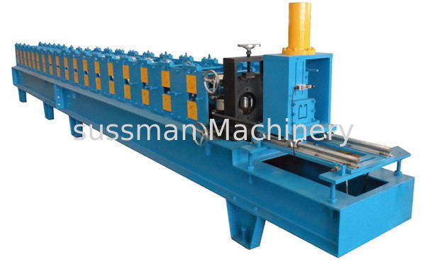 Thickness 0.6mm-2.0mm Steel Metal Shutter Door Guide Rails Forming Machine With Speed 8-12m/min