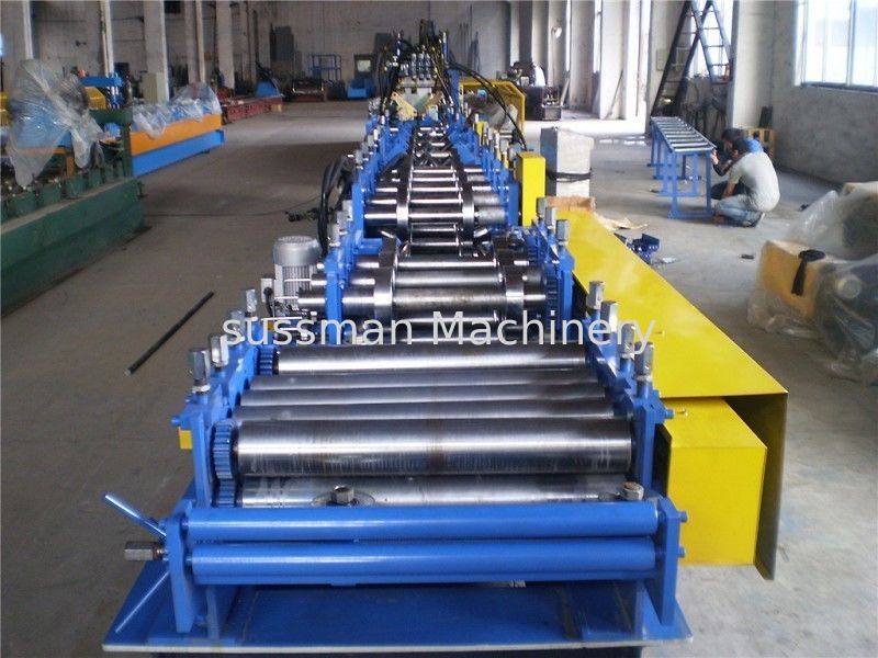 Cutting Blade Material Cr12 CZ Purlin Interchangeable Roll Forming Machine Chain Drive