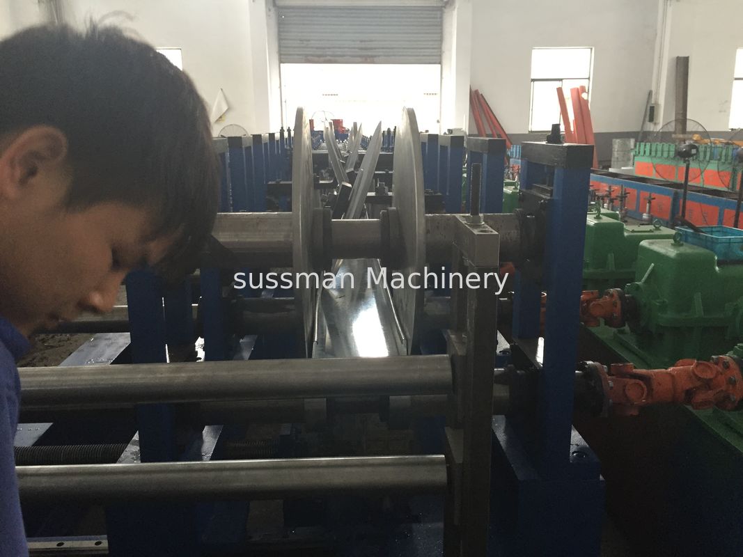 8 M / Min Cable Tray Rolling Forming Machine 80 - 600mm Profile Width Around 20 Tons