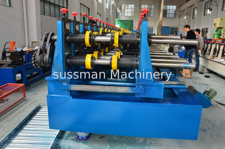 Galvanized Steel / Black Steel Cable Tray Making Machine GCr15 Roller Quench