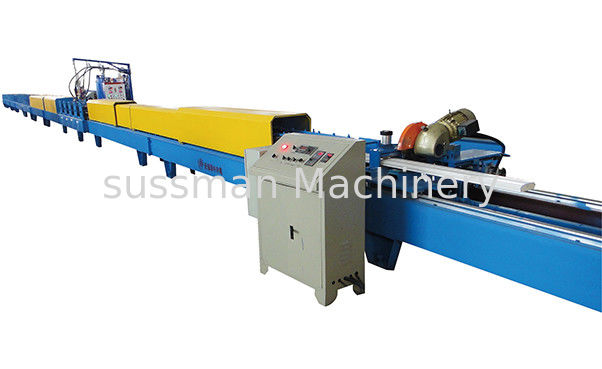 Material Thickness 0.27 - 0.4mm PU Sandwich Panel Production Line Manual Uncoiling