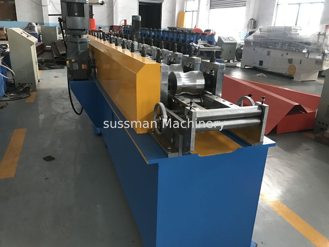 Fully Automatic Shutter Door Roll Forming Machine PLC Controlled Chain Transmission