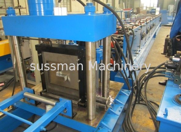 PLC Industrial Computer Control Z Purlin Roll Forming Machine 15 T Weight