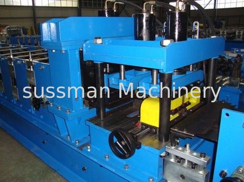 Chain Drive Z Purlin Making Machine , Purlin Rolling Machine With 20 Roller Stations