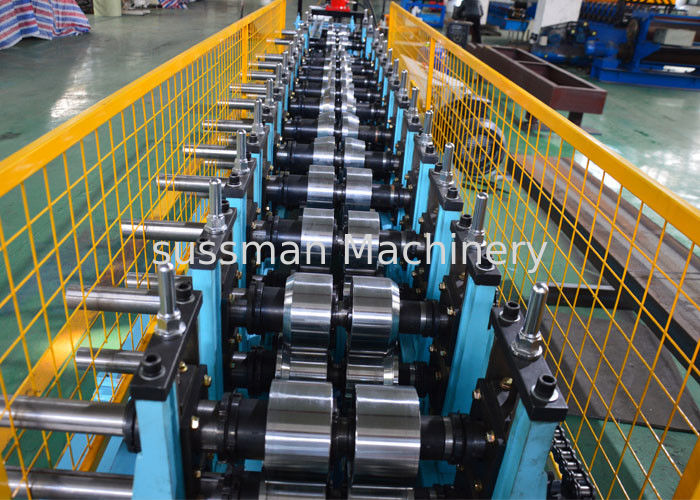 PLC Control 20 Stations CZ Purlin Roll Forming Machine With 12-15m / Min Speed