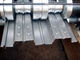 Galvanized Steel Floor Deck Roll Forming Machine Chain Drive With PLC Control