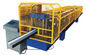 7.5Kw Main Motor  Half Square Gutter Downspout Roll Forming Machine By Chain Drive Transmission