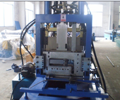 Automatic Change Size  C Z Purlin Making Machine with Automatic PLC Control Hydraulic Punching