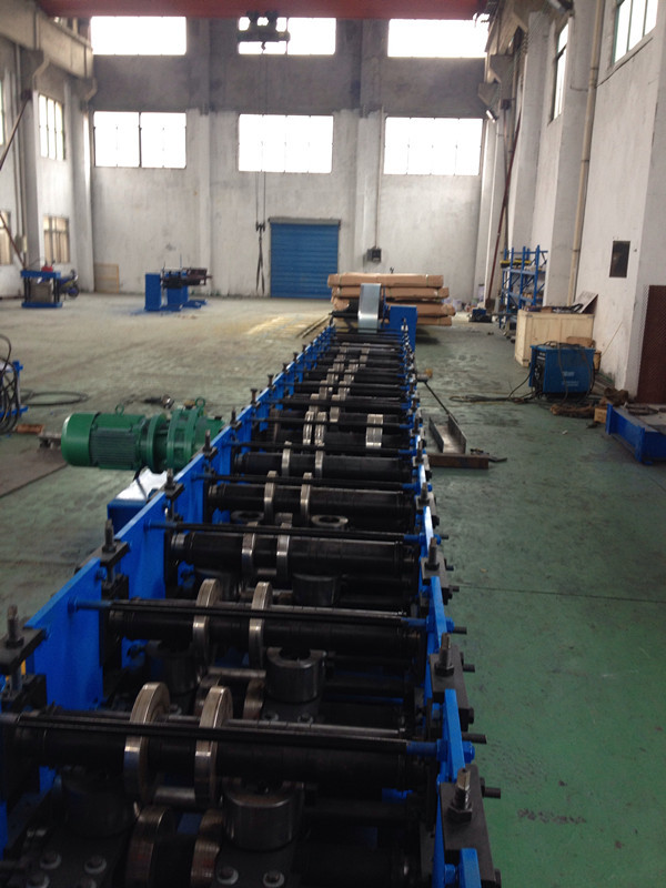 15 Steps Of Forming  C Purlin Cold Roll Forming Machine High Speed 0-12m/min
