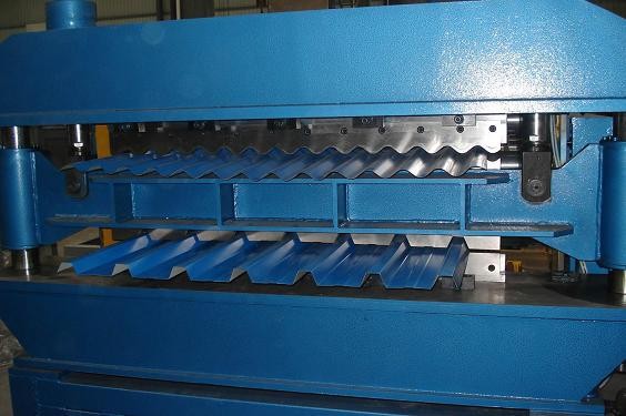 IBR Sheet / Corrugated Double Layer Roll Forming Machine Thickness 0.25mm-0.8mm