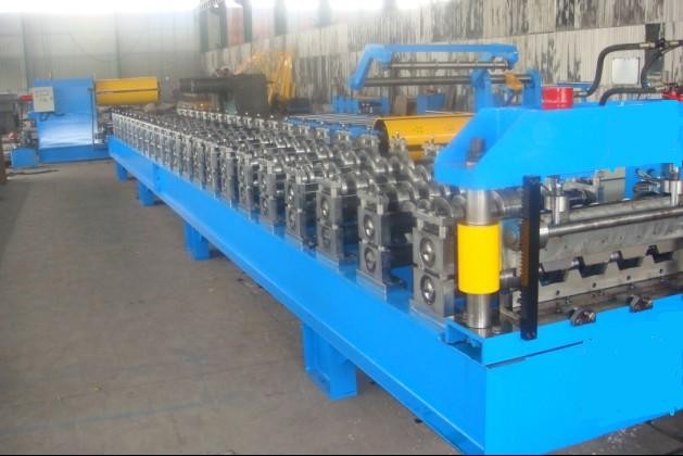 Customize Steel Double Layer Roll Forming Machine , Corrugated Metal Roofing Machines