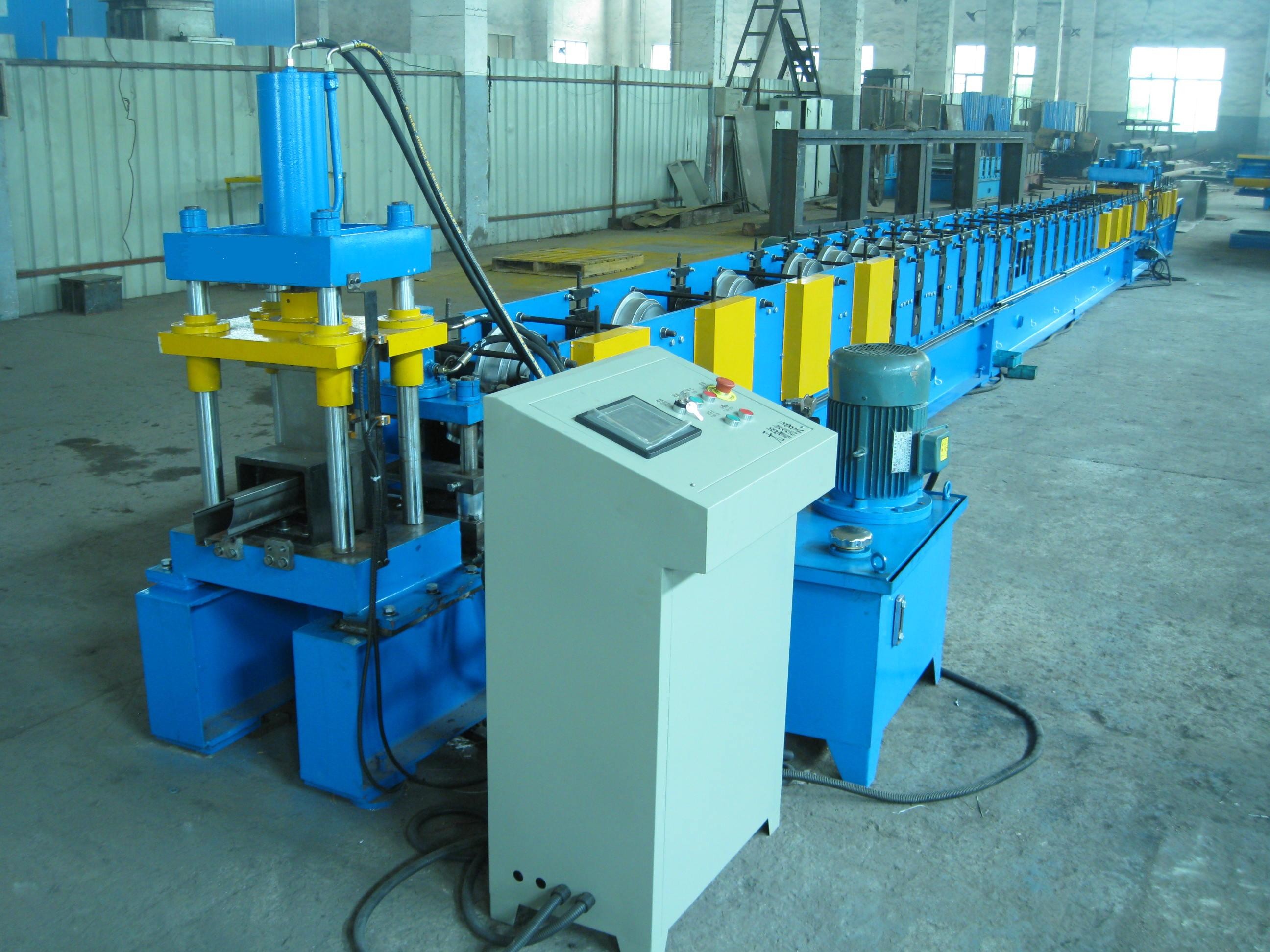 220mm Width Profile Door Frame Roll Forming Machine , Cold Roll Forming Equipment