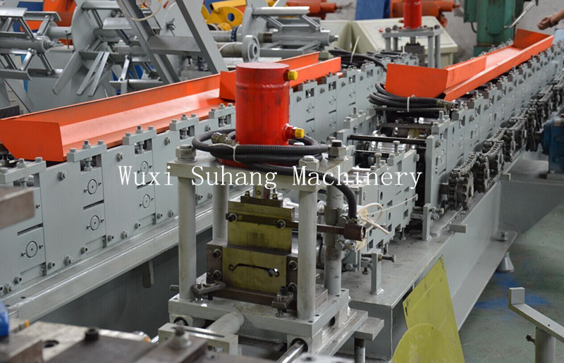 5.5kw Main Power Ce Certificate Automatic Metal Roller Shutter Door Forming Machine With 3 tons Manual Decoiler