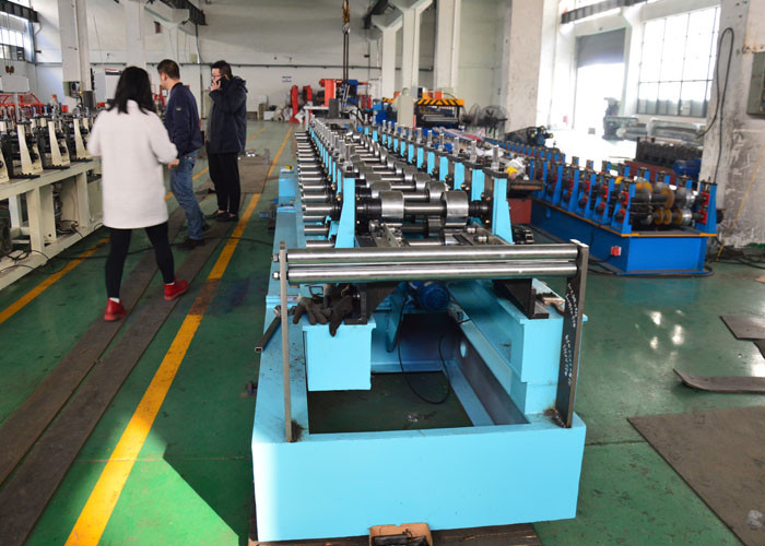 Gcr15 High Steel C Purlin Roll Forming Machine , Steel Profile Roll Forming Machine