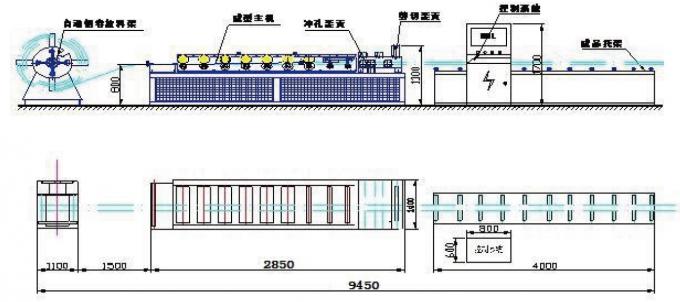 Metal Frame Sizes C Channel 63mm-75mm-89mm-140mm LSF Light Gauge Steel Framing Roll Forming Machine For House Residential 2