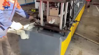 2 in 1 J track and V channel machine