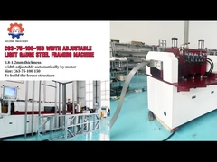 Width Adjustable Light Steel Framing Machine
