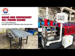 Garage door strut roll forming machine