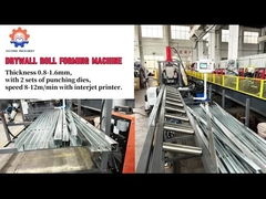 C U stud and track drywall roll forming machine