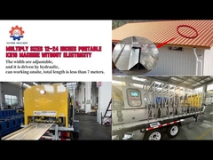 20-26 Gauge KR18 KR24 Standing Seam Portable Roll Forming Machine