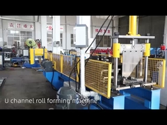 Hydraulic Cutting Stud And Track U Roll Forming Machine For Cold rolled Steel Partitions