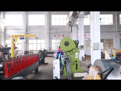 PLC Control System Metal Shutter Door Forming Machine With Hydraulic Cutting