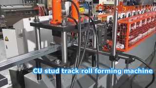 CU stud track roll forming machine