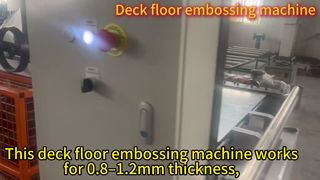 deck floor embossing