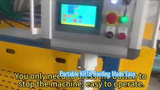 Electric Portable KR18 Roofing Sheet Roll Forming Machine