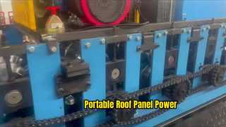 Portable Petrol SSR-Pluss Standing Seam roof panel roll forming machine