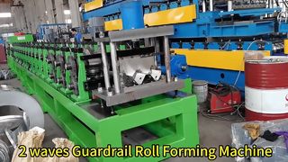 Two Waves Highway Guard Rail Roll Forming Machine
