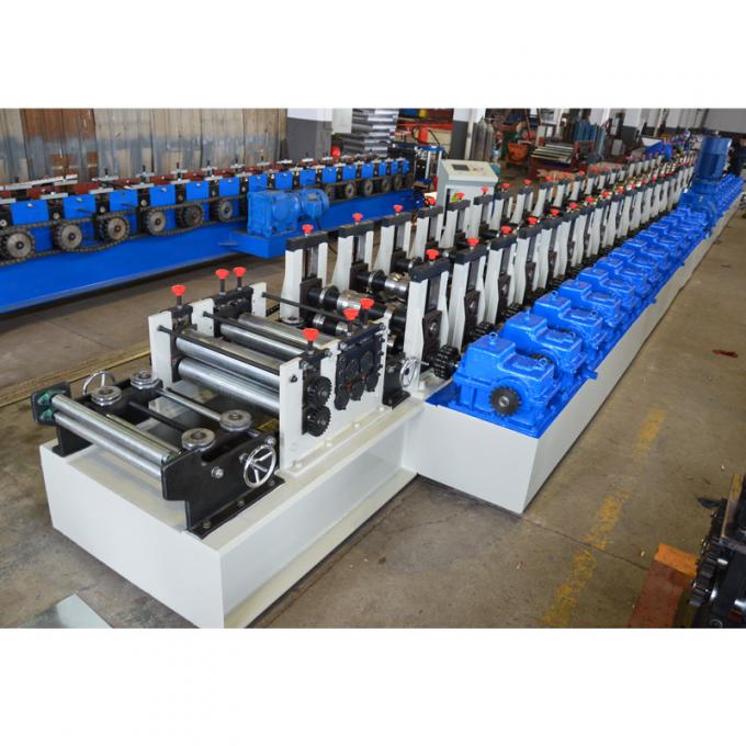 2.5mm Upright Rack Roll Forming Machine With 6 Meters Auto Stacker